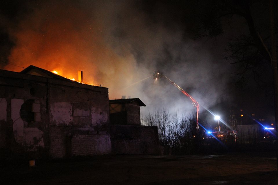 Ogromny pożar w centrum Wejherowa