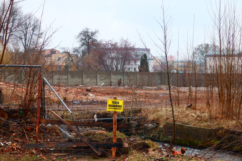 Była winiarnia zrównana z ziemią