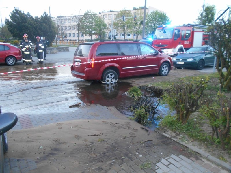Wielka dziura na Osiedlu Kaszubskim