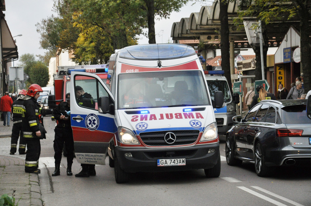 Wypadek na ul. Rzeźnickiej