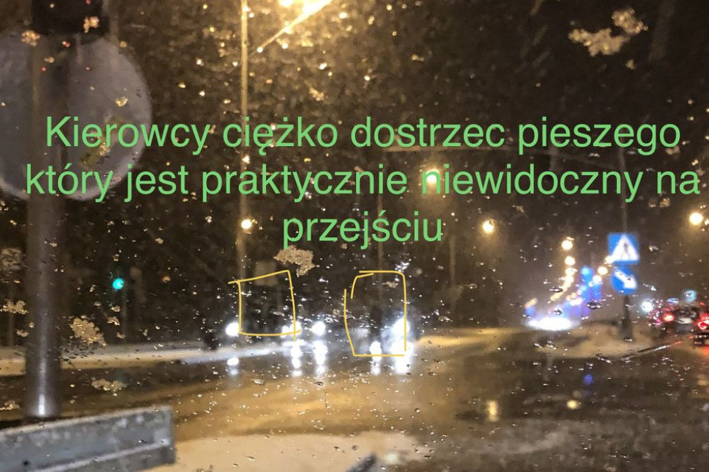 Niewidzialni piesi na skrzyżowaniach
