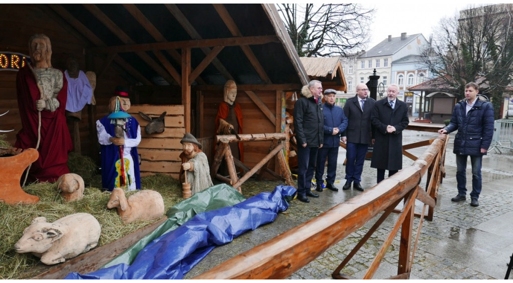 Szopka bożonarodzeniowa oficjalnie odsłonięta