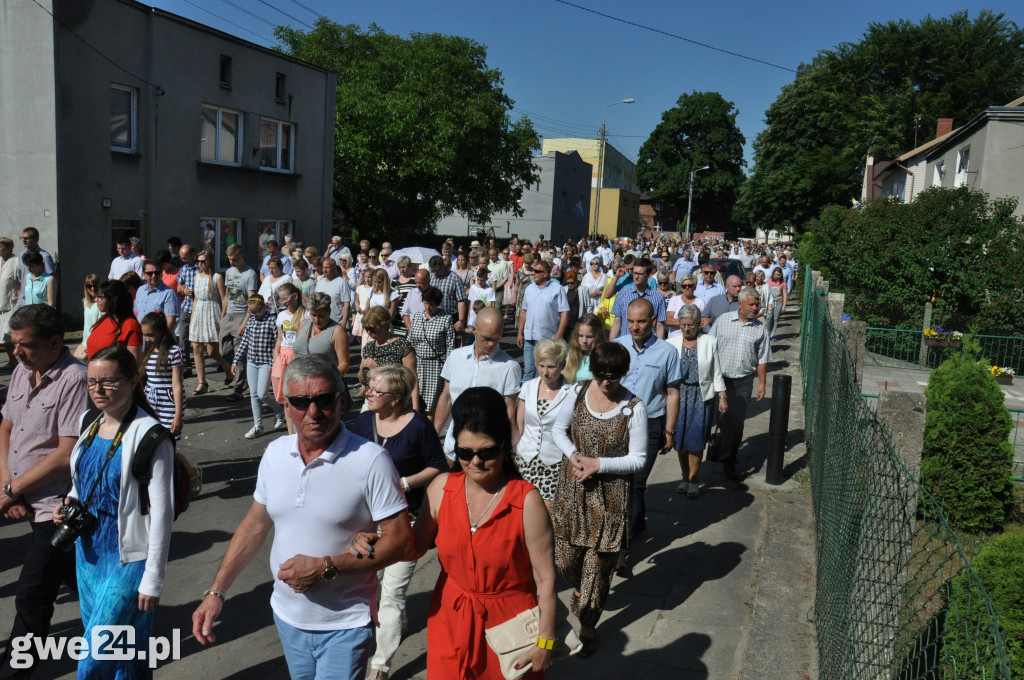 Procesja z okazji Bożego Ciała