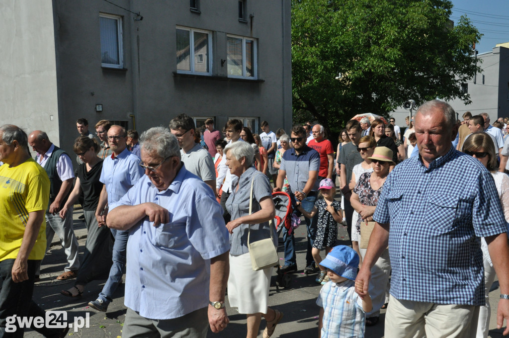 Procesja z okazji Bożego Ciała