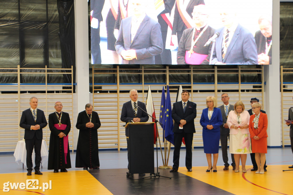 Wicepremier Gowin w Wejherowie otworzył halę sportową