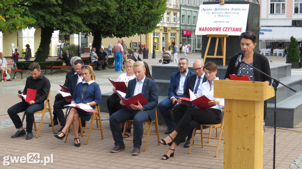 W Wejherowie odbyło się Narodowe Czytanie