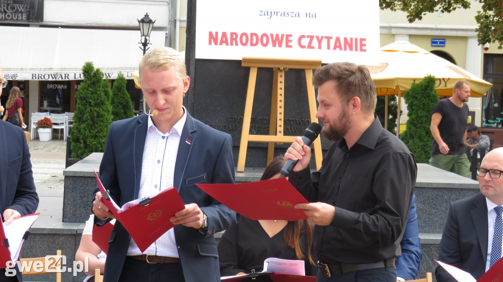 W Wejherowie odbyło się Narodowe Czytanie