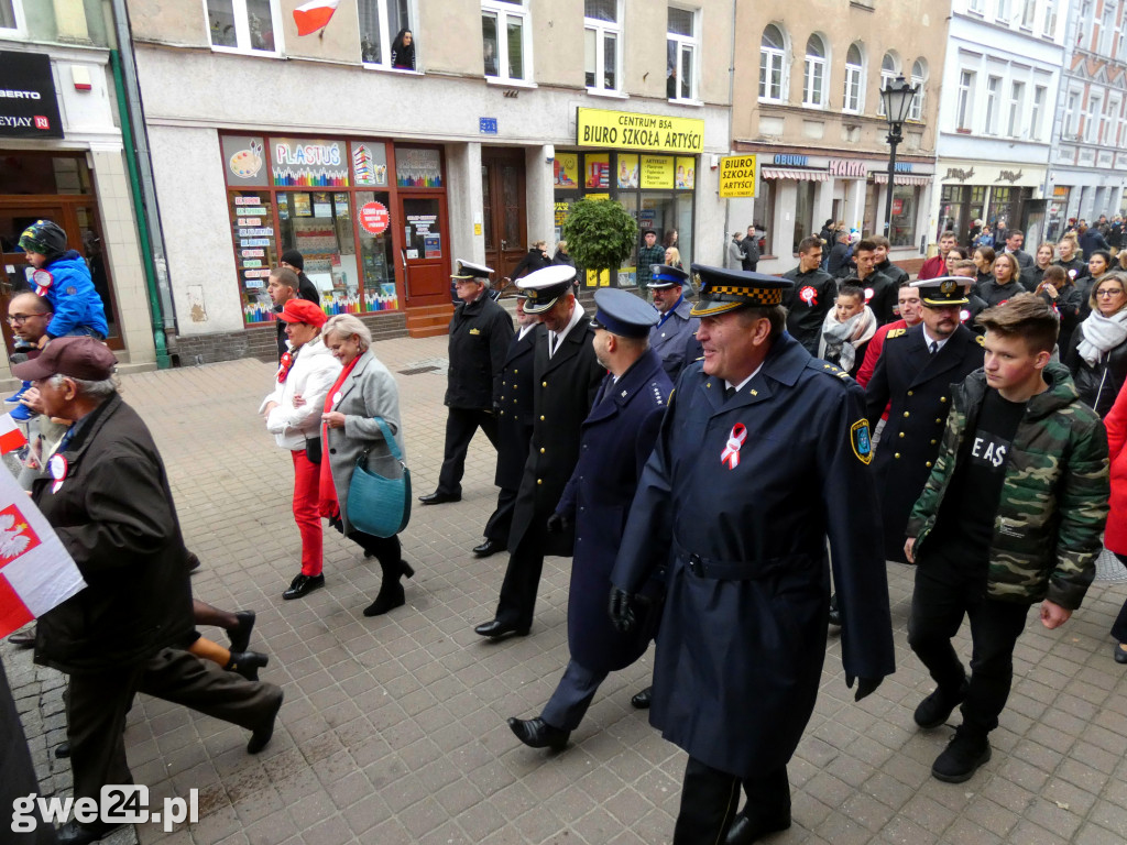 Parada niepodległościowa w Wejherowie