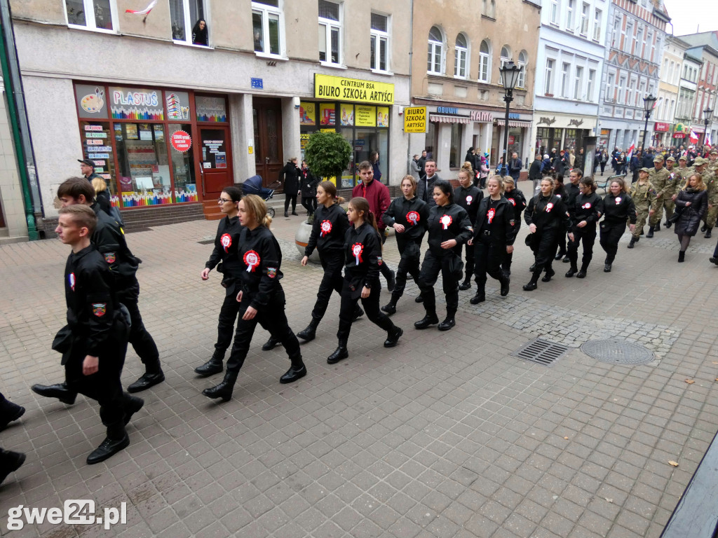 Parada niepodległościowa w Wejherowie