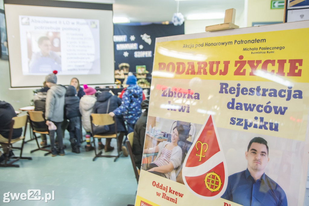 Rekordowy pobór krwi i niemal 300 dawców szpiku