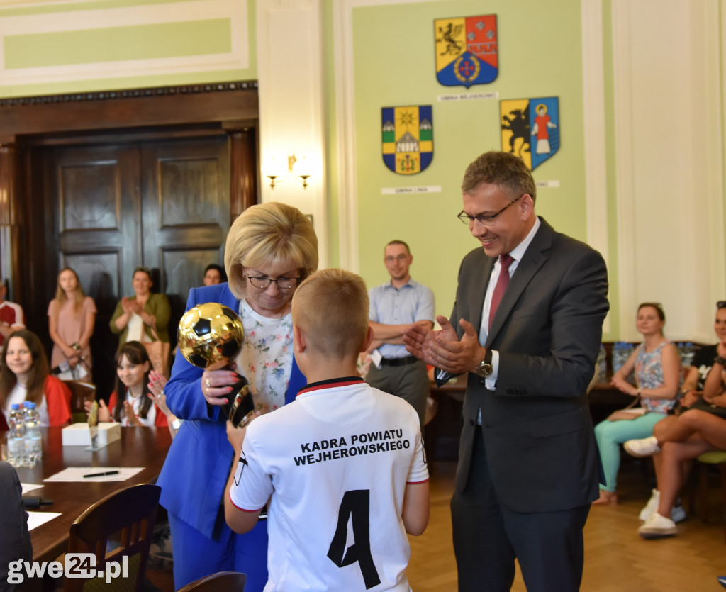 Starosta Gabriela Lisius pogratulowała sportowcom