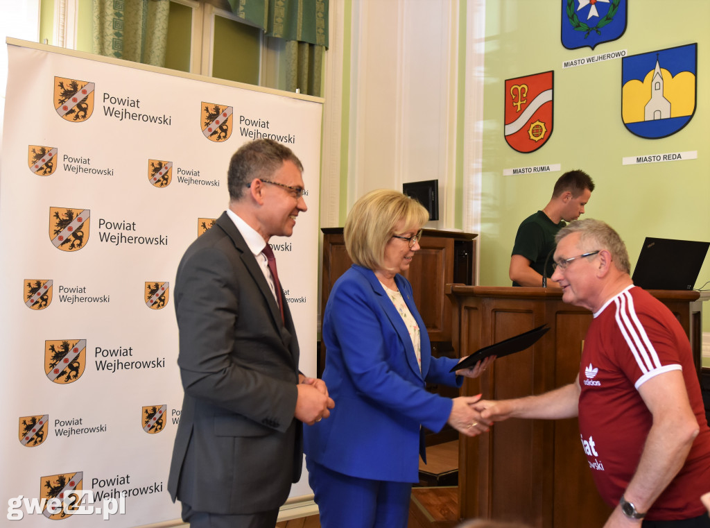 Starosta Gabriela Lisius pogratulowała sportowcom