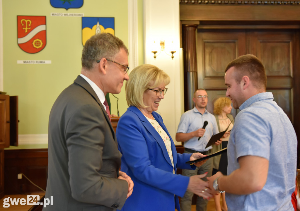 Starosta Gabriela Lisius pogratulowała sportowcom