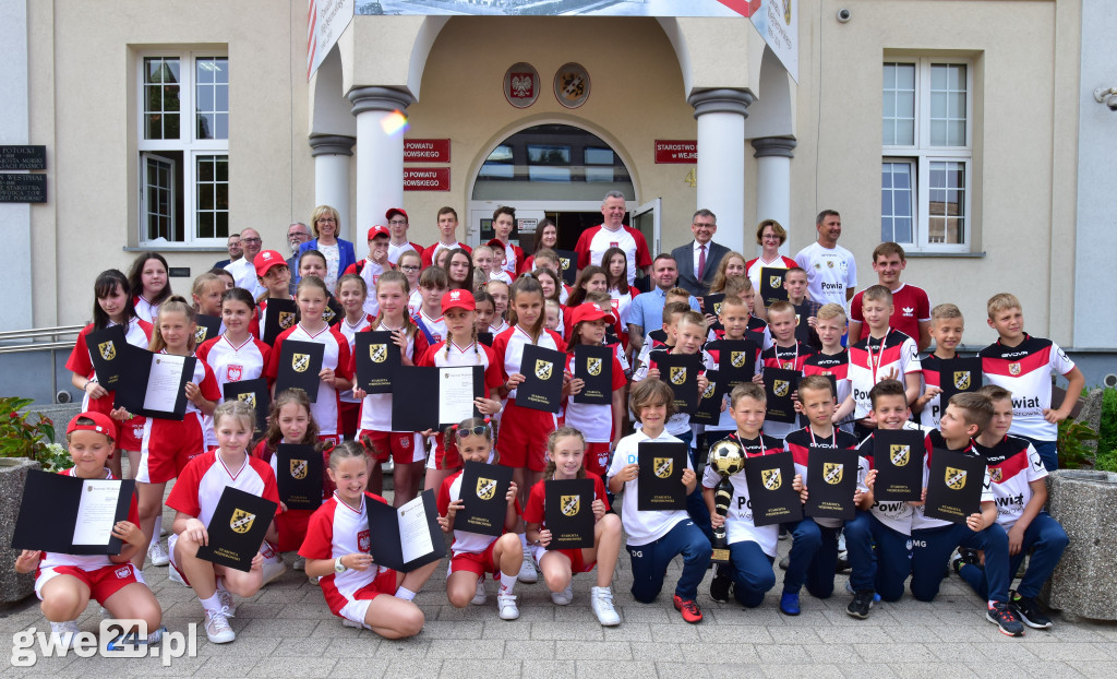 Starosta Gabriela Lisius pogratulowała sportowcom