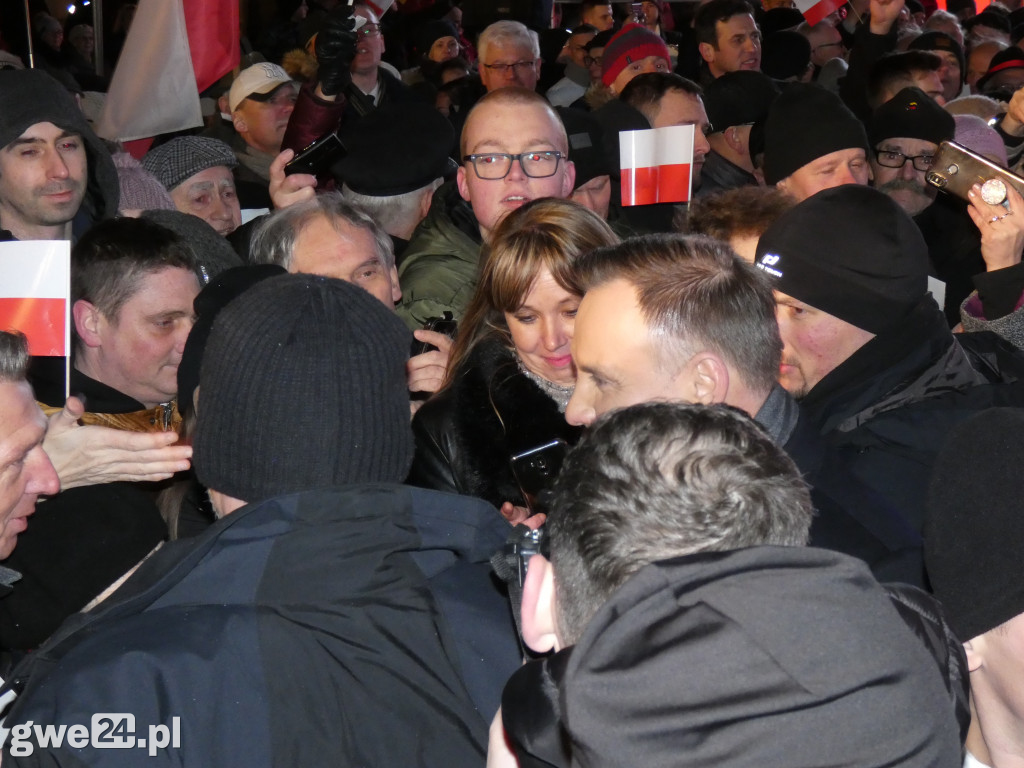 Prezydent Duda w Wejherowie