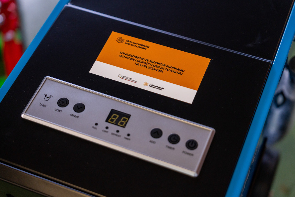 Sprzęt dla służb w całym powiecie - Program Ochrony Ludności i Obrony Cywilnej