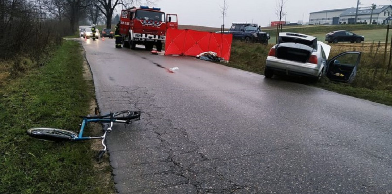 Śmiertelny wypadek. Nie żyje rowerzystka 