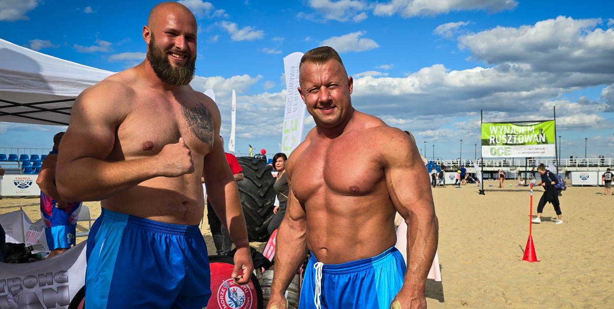 Kacnerski i Sojc na Plażowym Pucharze Polski Strongman w Gdańsku