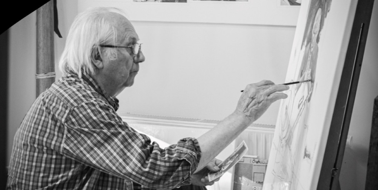 Odszedł rumski artysta, Alfons Zawara