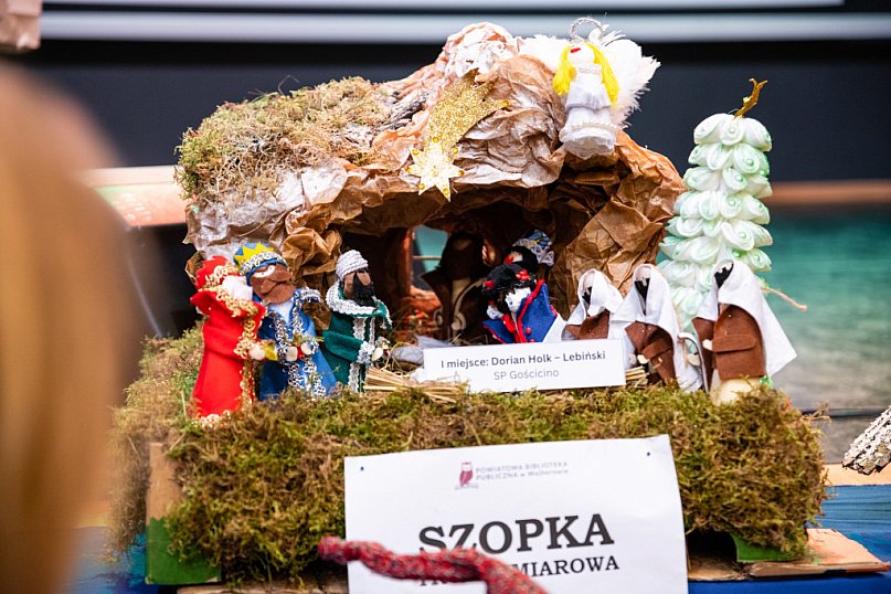 Rozdanie nagród w XXIX Powiatowym Konkursie Literacko-Plastycznym „Gwiazdka tuż, tuż...”.