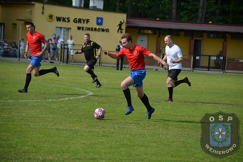 Jubileuszowy mecz z okazji 150-lecia Ochotniczej Straży Pożarnej w Wejherowie