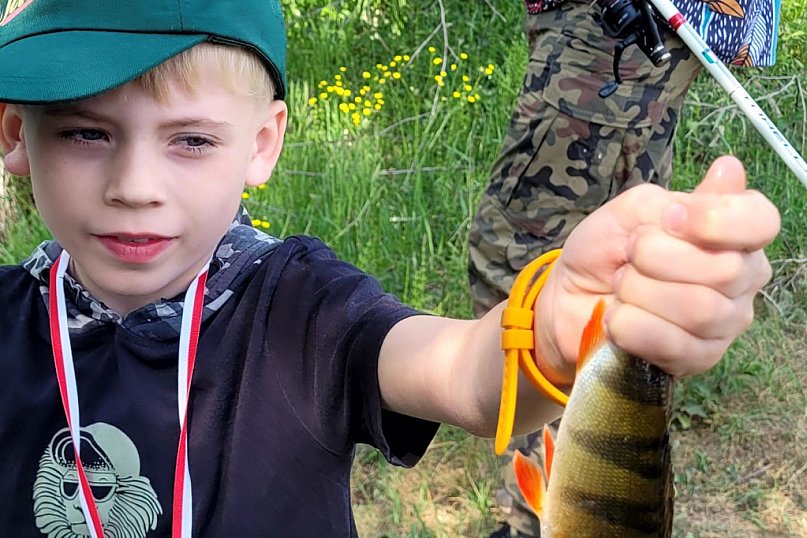 Zawody wędkarskie dla dzieci zorganizowało Koło PZW 80