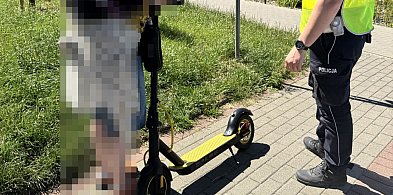 Namierzono kilkanaście wykroczeń osób na hulajnogach elektrycznych-44654