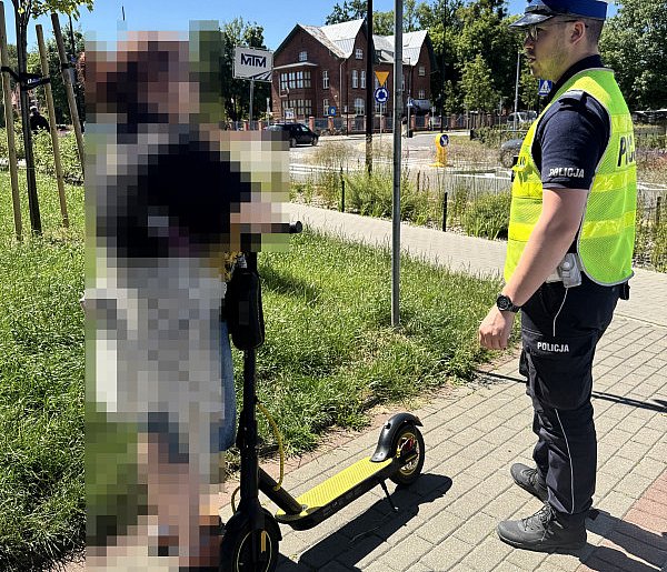 Namierzono kilkanaście wykroczeń osób na hulajnogach elektrycznych-44654