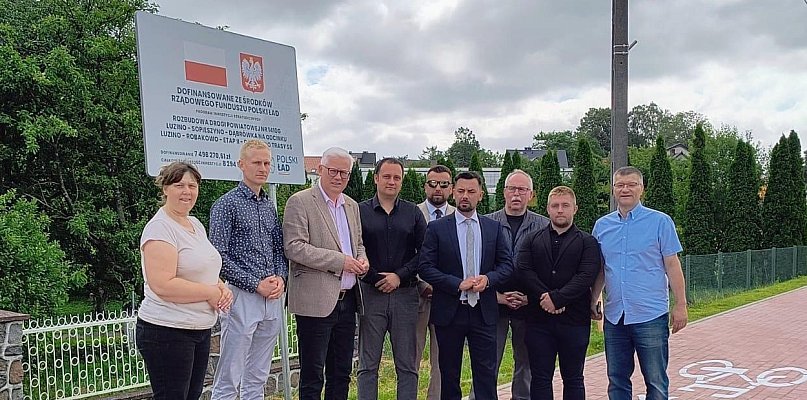 Postęp prac na drodze powiatowej Luzino - Robakowo - 44664