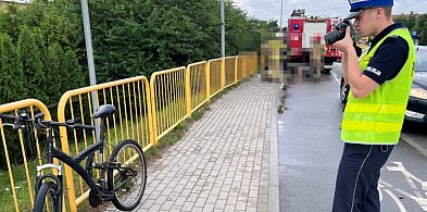 Młody cyklista ukarany wysokim mandatem-44818