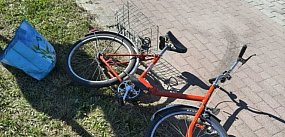 Seria zdarzeń z udziałem rowerzystów