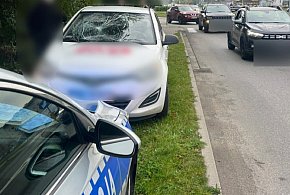 Rowerzystka zderzyła się z samochodem-46311