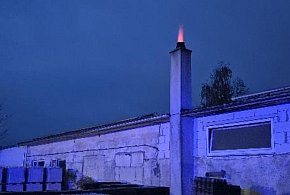 Płonął komin w Choczewie-46493