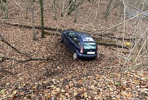 Poważny wypadek pod Gościęcinem. Kierowca zabrany do szpitala-46866