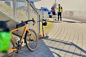 Czołowe zderzenie na drodze rowerowej w Rumi. 9-latka trafiła do szpitala