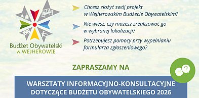 Wejherowski Budżet Obywatelski 2026 – warsztaty i konsultacje