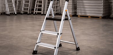 Mała wysokość, duża wygoda. Co wyróżnia drabiny aluminiowe 3-stopniowe?