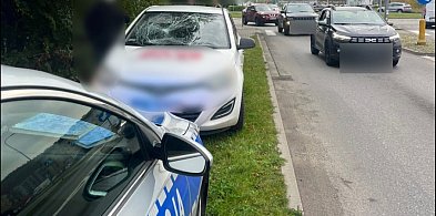 Rowerzystka zderzyła się z samochodem-46311