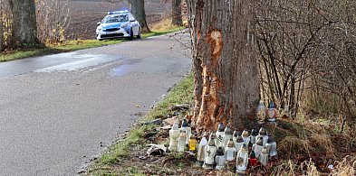 Komisja na miejscu śmiertelnego wypadku w Kurowie-46643