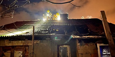 Pożar poddasza domu jednorodzinnego w Rumi-47413