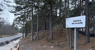 Nowa trasa na plażę w Słajszewie. Obejście omija teren budowy-47221