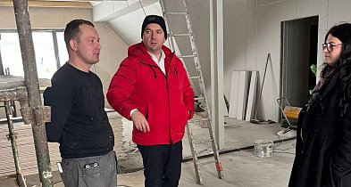 Prace na ostatniej prostej w Centrum Artystycznym