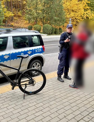 Myślał, że skradziono mu rower - policja wystawiła mu mandat-46361