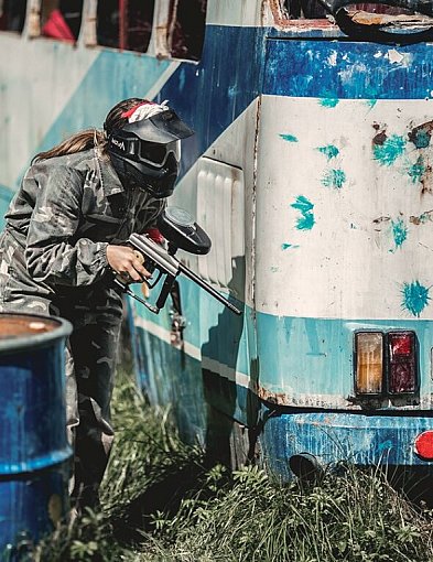 Zmaluj coś na Dzień Dziecka podczas paintball