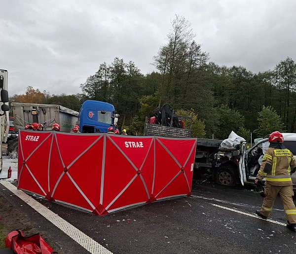 Śmiertelny wypadek na Trasie Kaszubskiej. Trwają utrudnienia w ruchu-46326