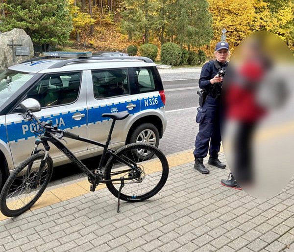 Myślał, że skradziono mu rower - policja wystawiła mu mandat-46361