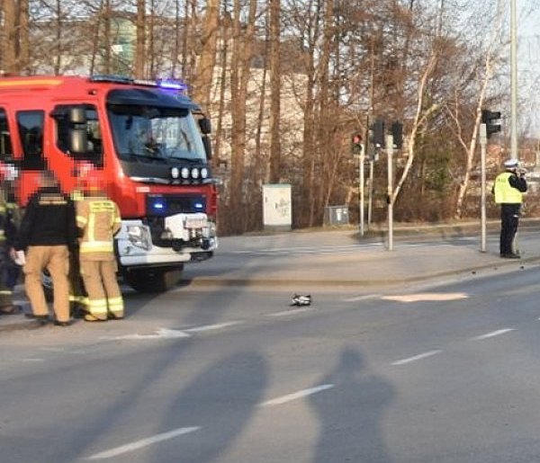 Wypadek w Wejherowie z udziałem 9-latki. Policja apeluje o bezpieczeństwo
