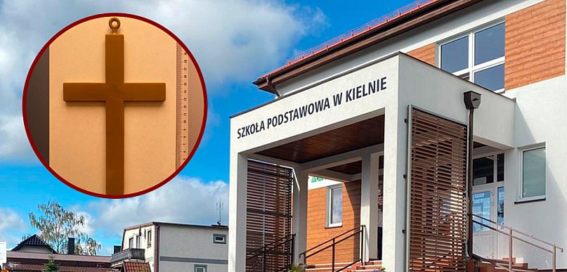 Afera o krzyż w szkole w Kielnie. Zawieszenie nauczycielki cofnięte