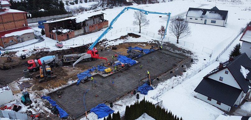 Odwilż sprzyja budowie mieszkań w Kielnie