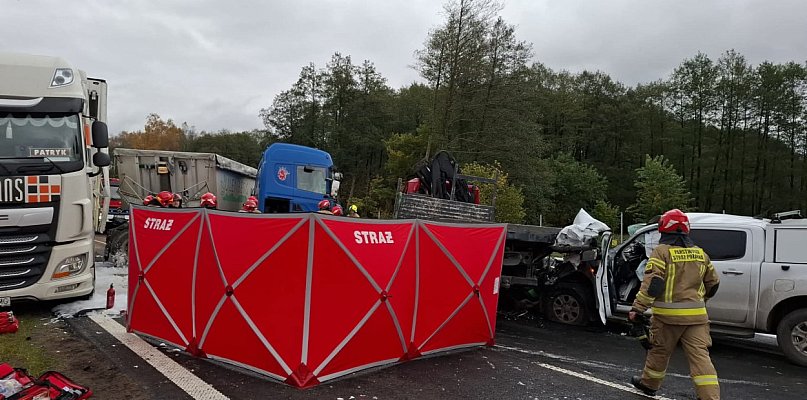 Śmiertelny wypadek na Trasie Kaszubskiej. Trwają utrudnienia w ruchu - 46326